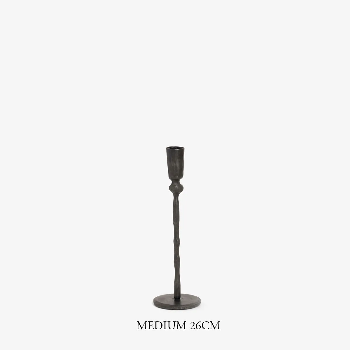 Iron Candlestick Holders (Black)
