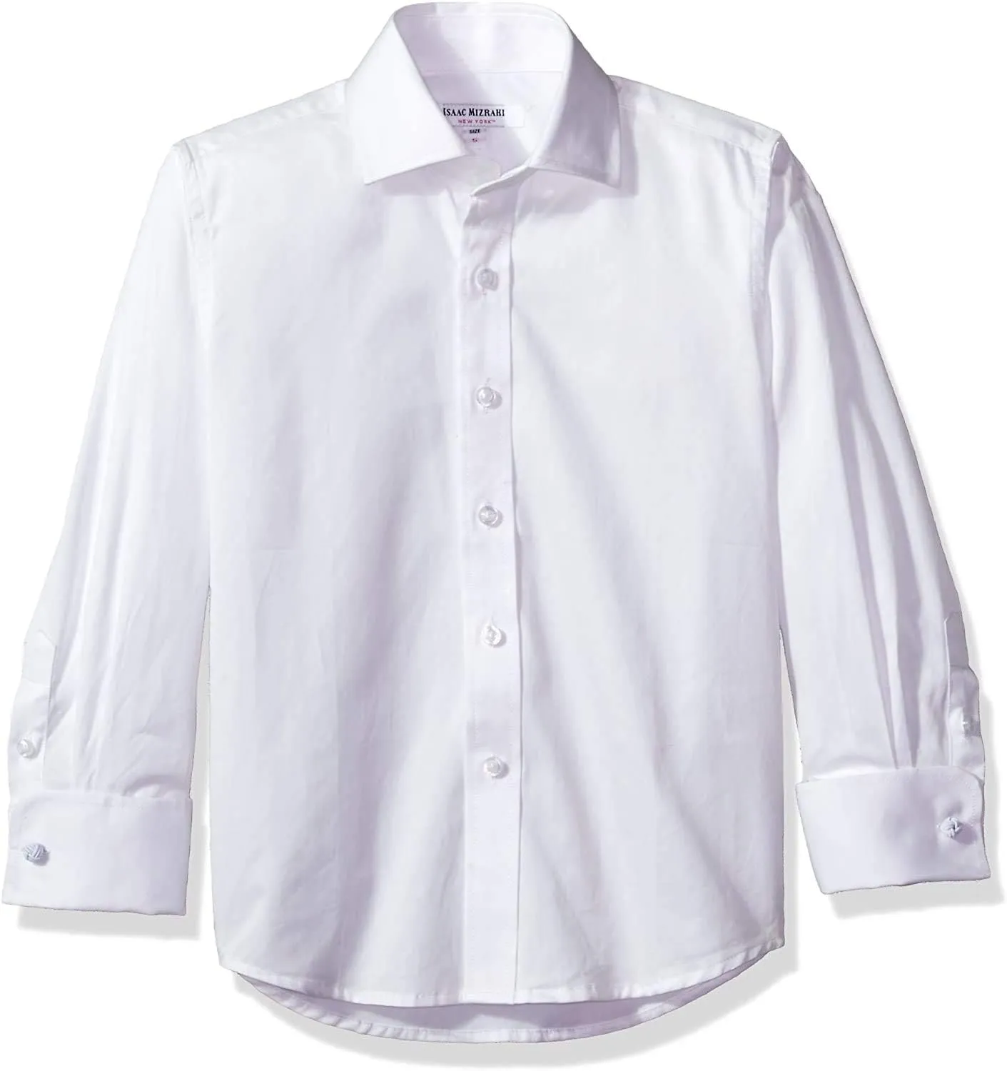 Isaac Mizrahi Boys 100% Cotton Twill Dress Shirt - (Available in Many Styles)