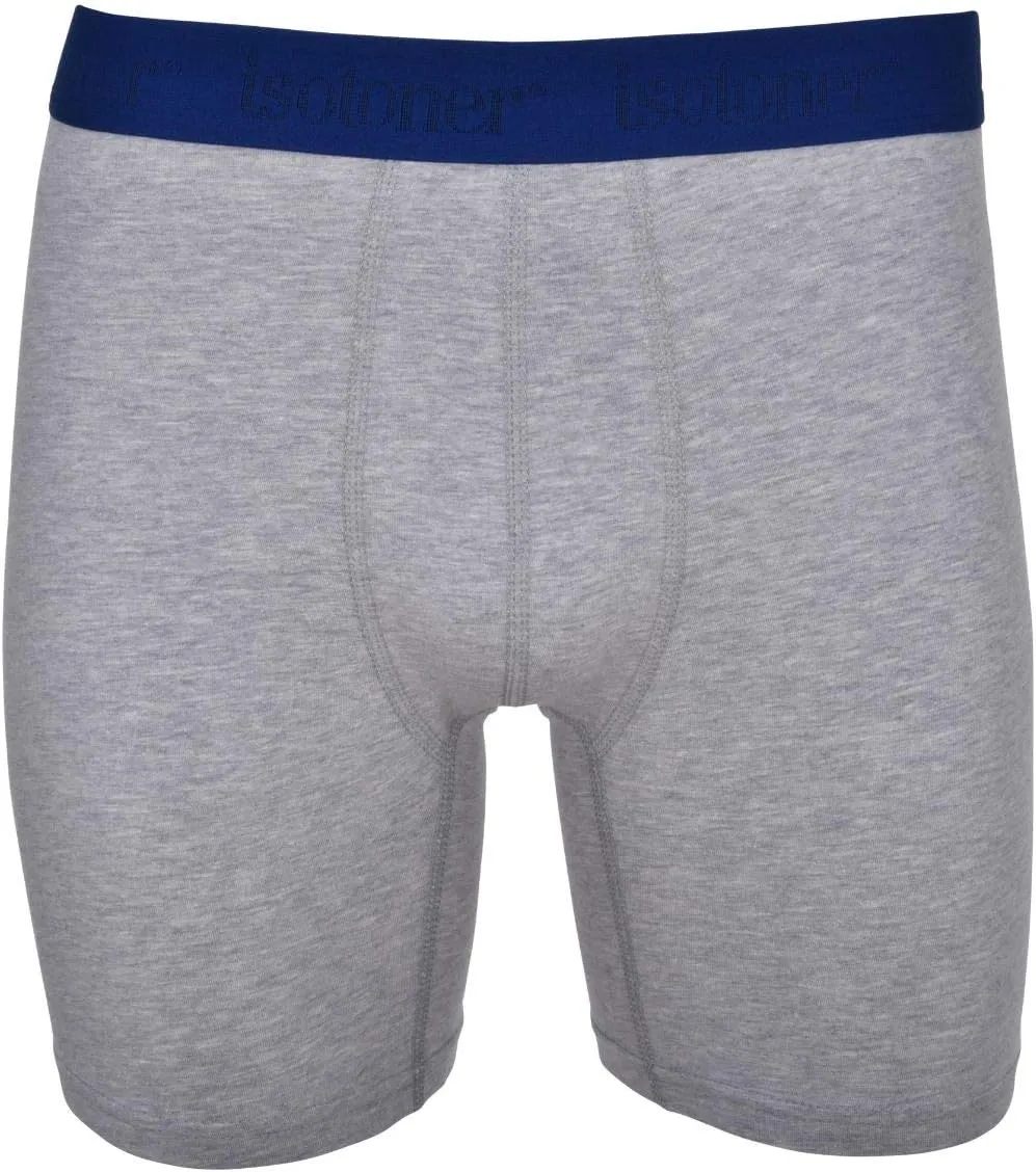 isotoner Men's Boxer Briefs 4-Pack Essential Cotton Stretch No Fly