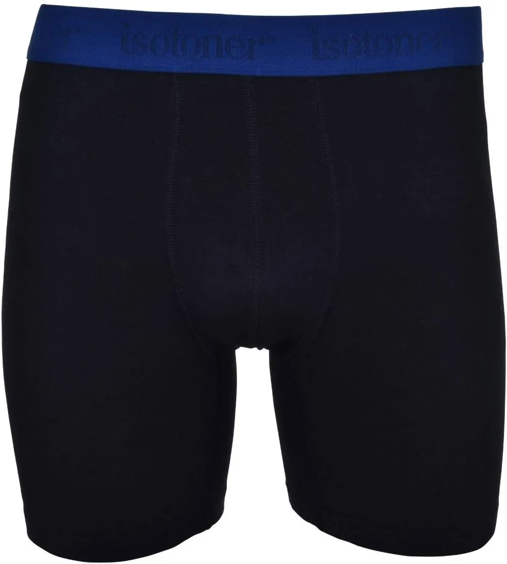 isotoner Men's Boxer Briefs 4-Pack Essential Cotton Stretch No Fly
