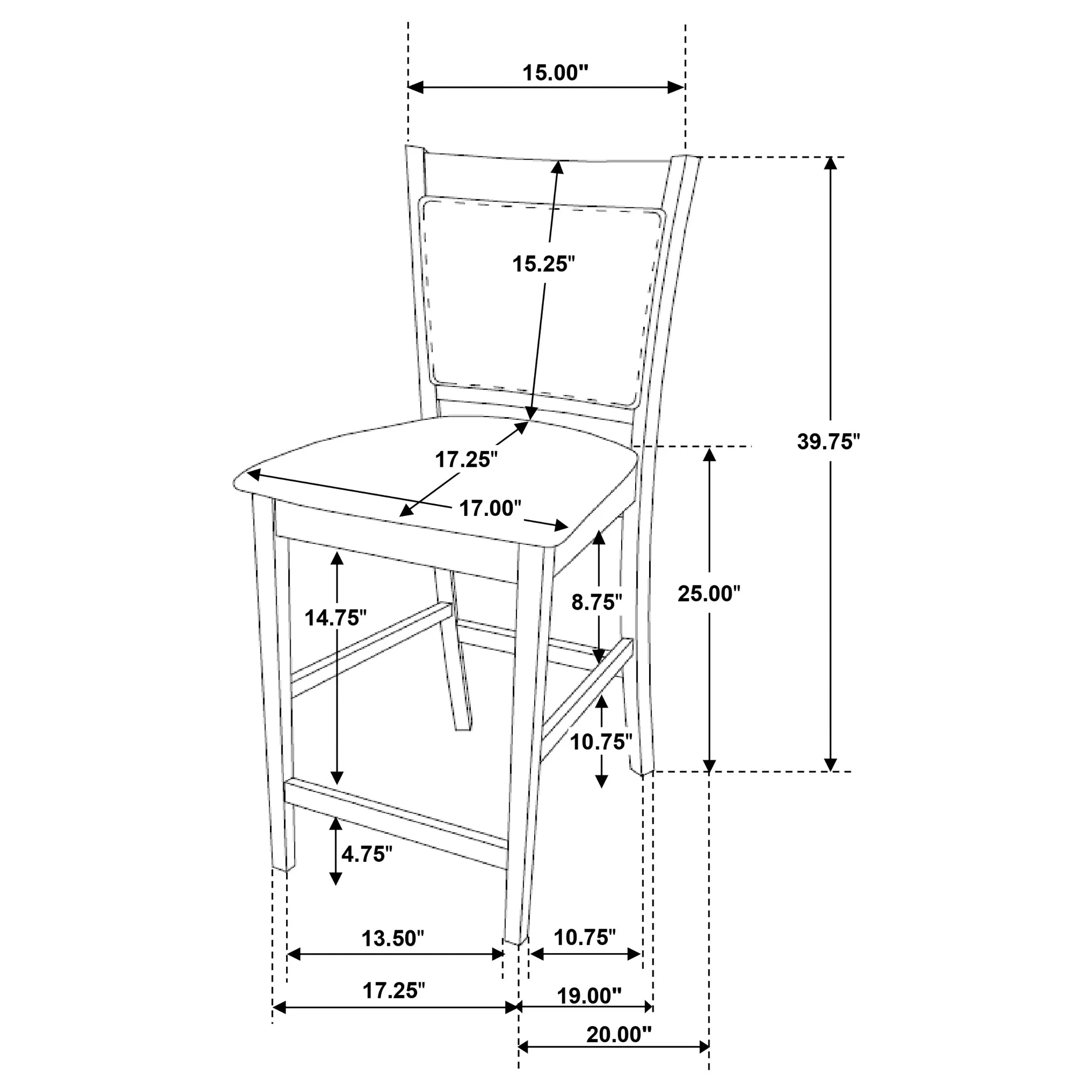 Jaden 5 Pc Counter Height Dining Sets