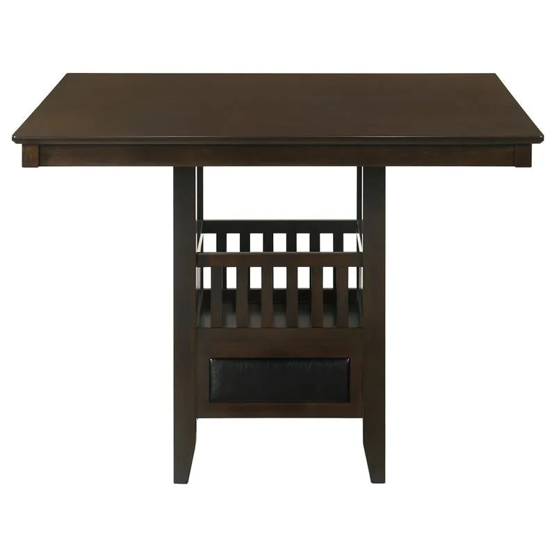 Jaden 5-piece Dining Room Set Espresso and Black - 100958-S5