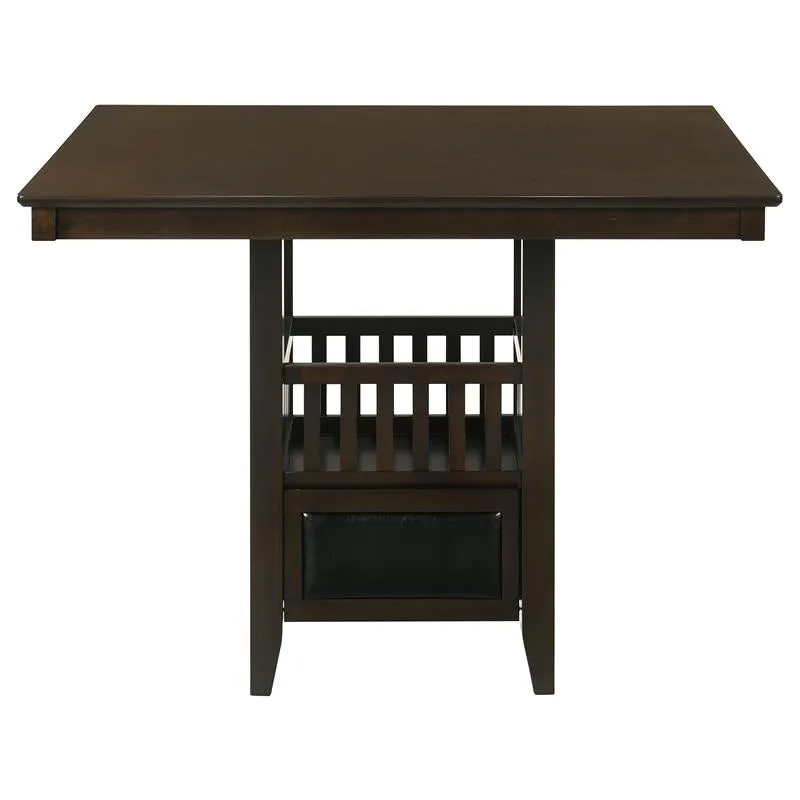Jaden 5-piece Dining Room Set Espresso and Black - 100958-S5