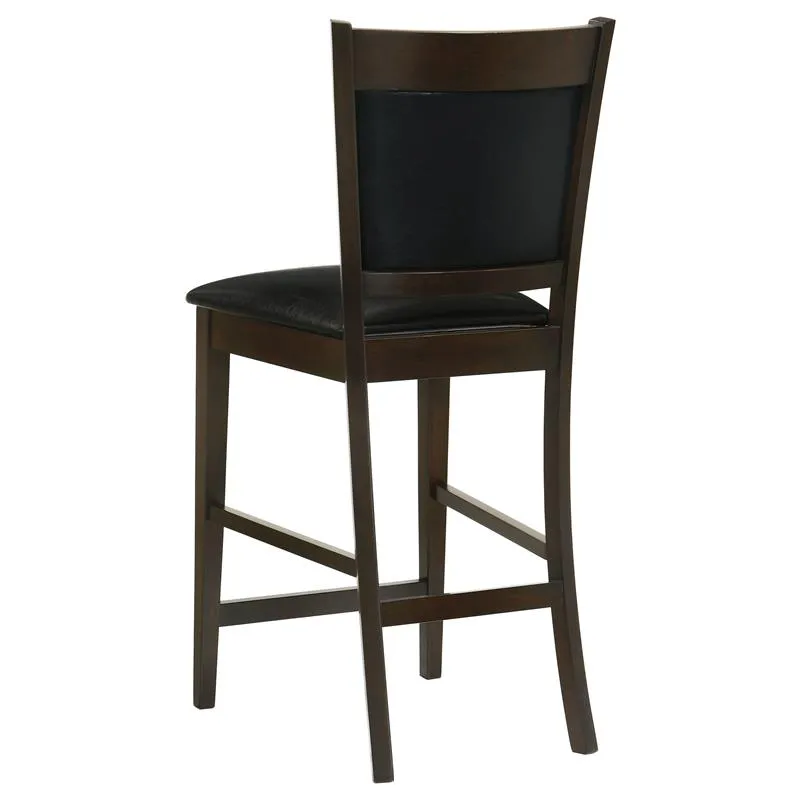 Jaden 5-piece Dining Room Set Espresso and Black - 100958-S5