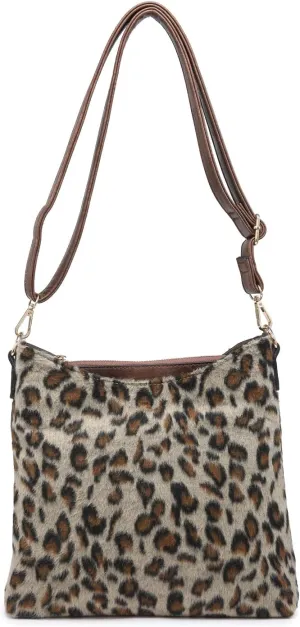JEN & CO. Emma Crossbody Bags for Women Trendy Vegan Leather Purses Shoulder Handbags with Adjustable Strap