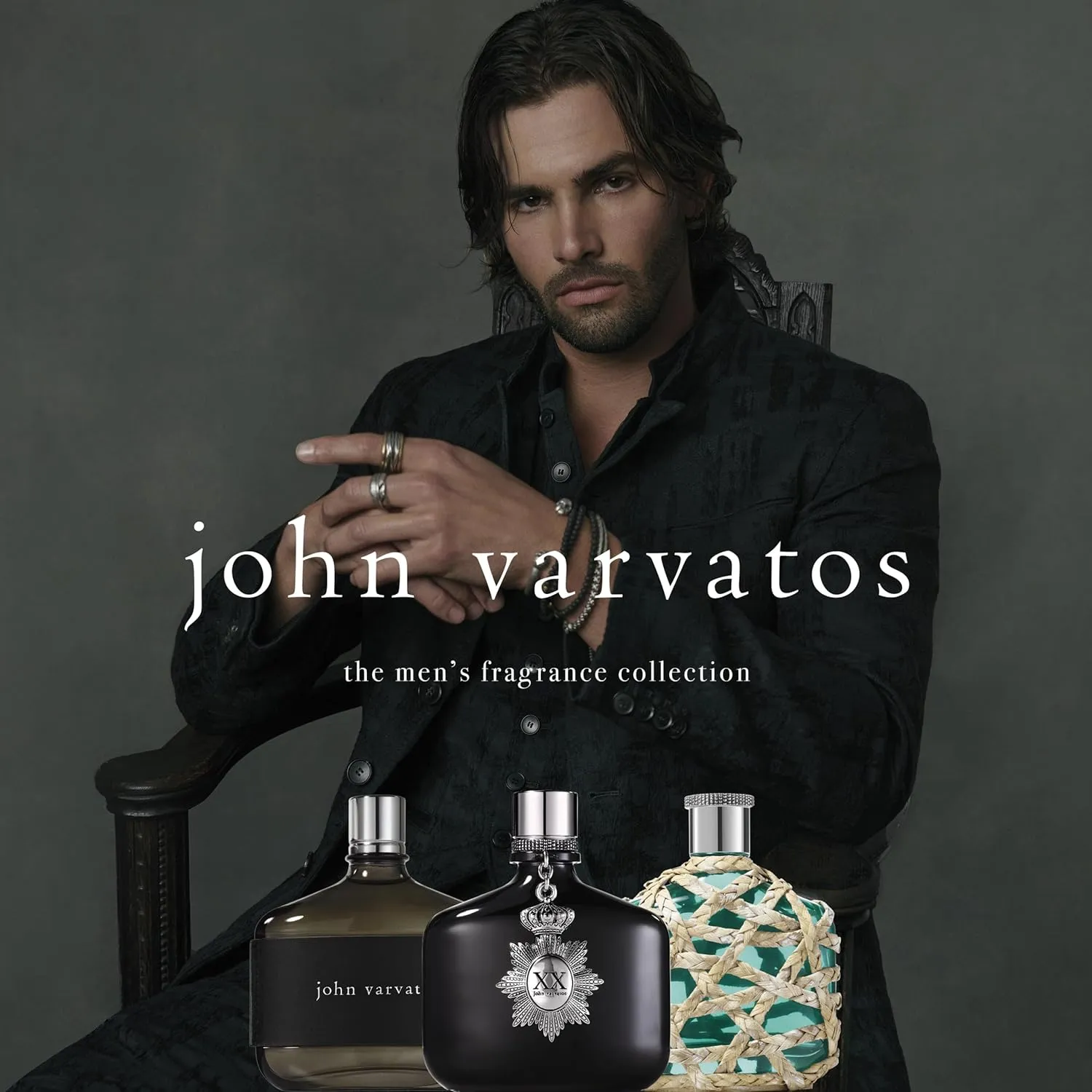 John Varvatos Men's Cologne Eau de Toilette EDT Spray, Spicy Woody Scent with Notes of Medjool Dates, Coriander Seed & Leather