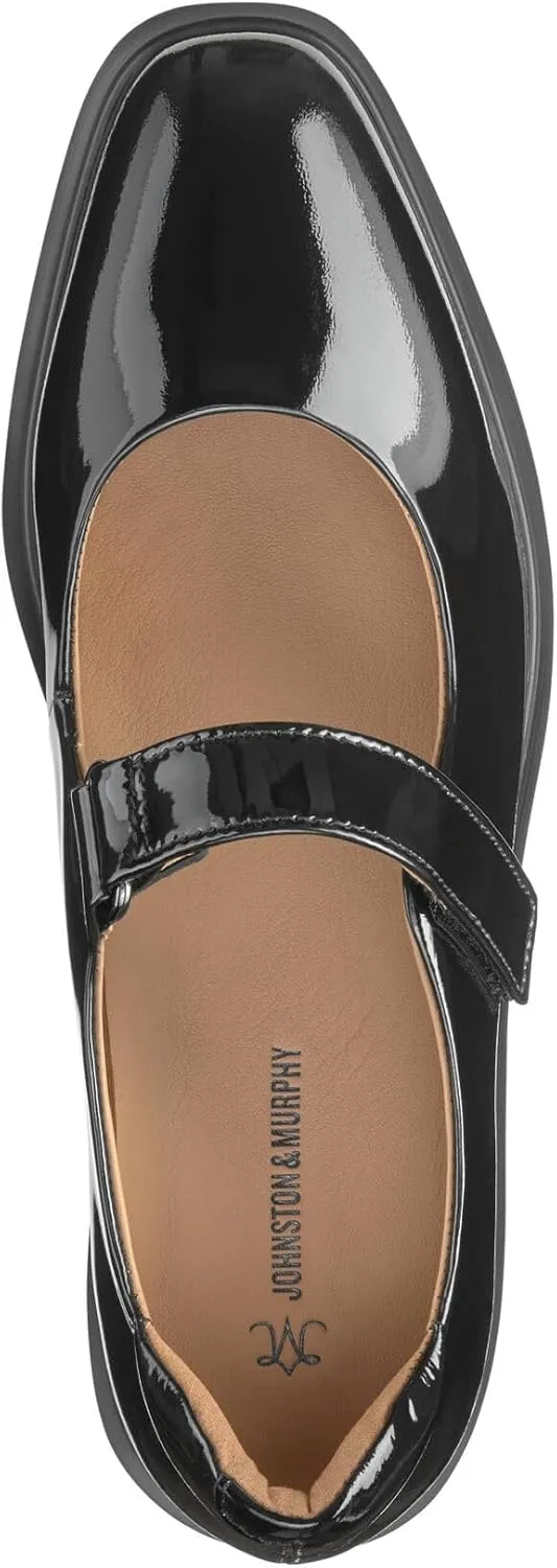 Johnston & Murphy Women’s Gracelyn Mary Jane Shoes, Leather Platform Shoes for Women, Women’s Mary Janes
