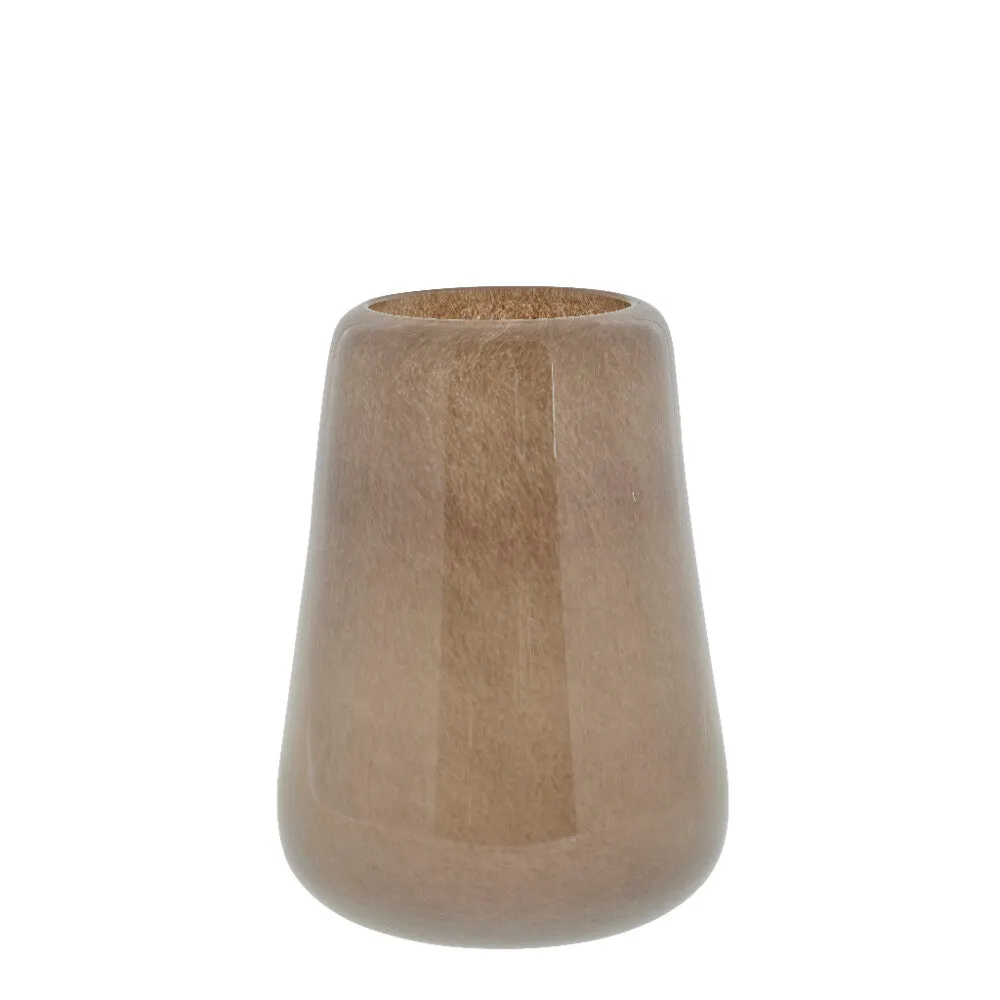 Josefine  vase H30 cm. taupe