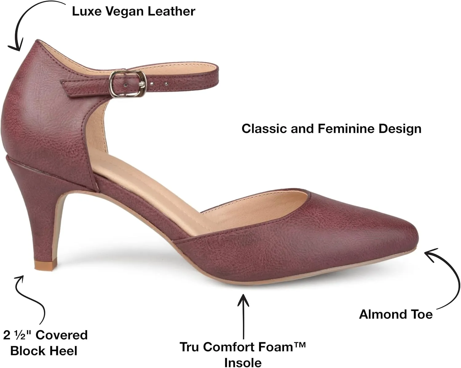 Journee Women's Comfort Foam Bettie Pumps