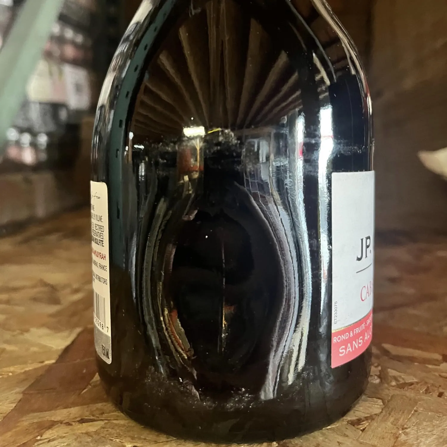JP Chenet Cabernet Syrah Alcohol-Free Non-Alcoholic Red Wine, 750ml