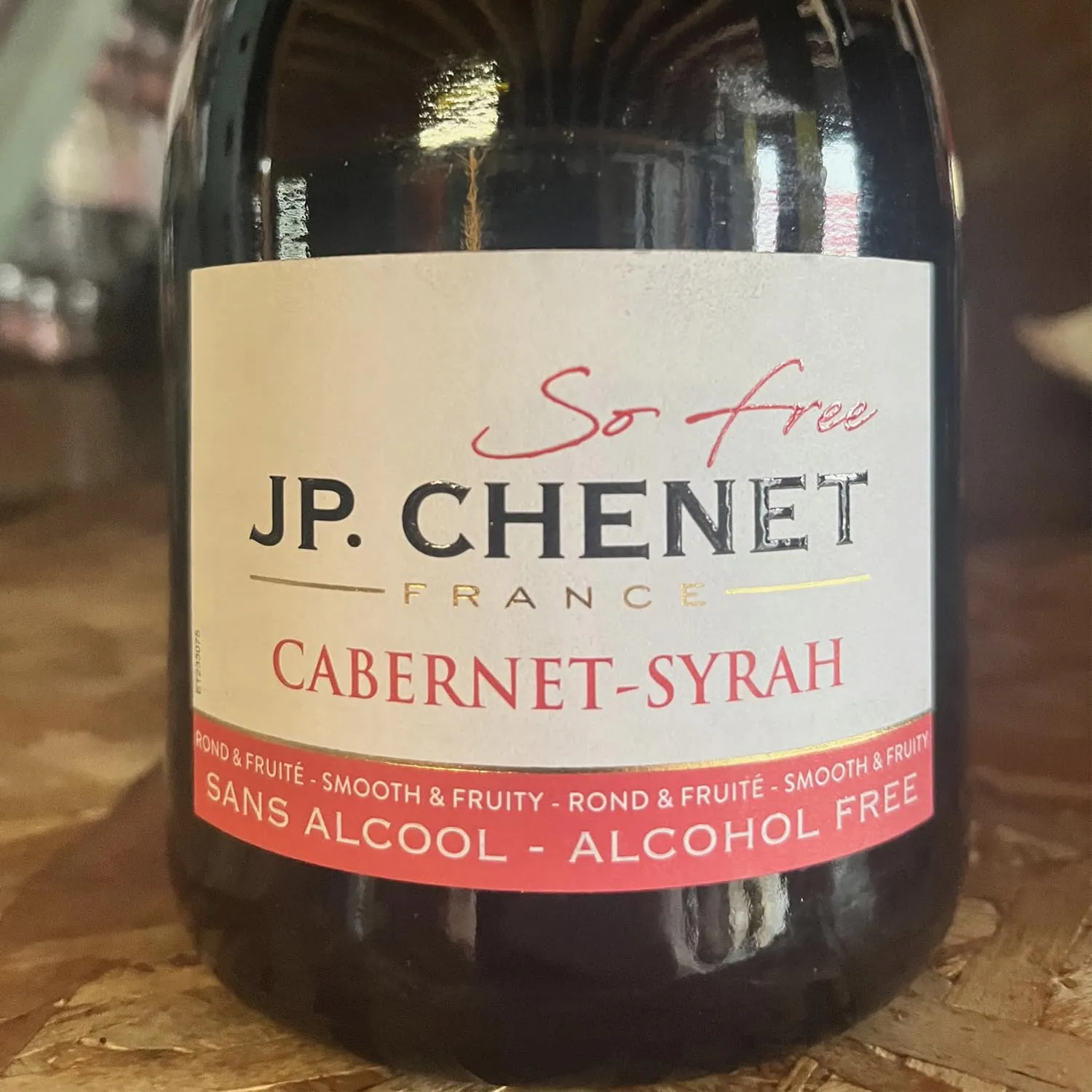 JP Chenet Cabernet Syrah Alcohol-Free Non-Alcoholic Red Wine, 750ml