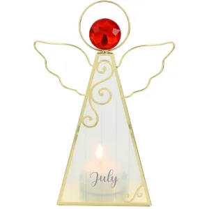July 6.5" Monthly Angel Tea Light Holder
