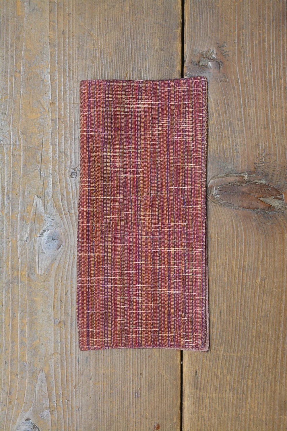 Khadi Cutlery Holder Set - Brown