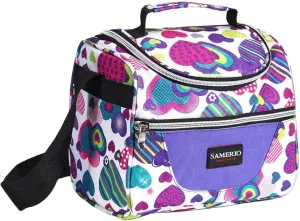 Kids Lunch Bag insulated Lunch Box Cooler Bento Bags for School Work/Girls Boys Children Student with Adjustable Strap