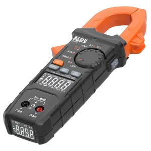 Klein Tools CL490 AC/DC Digital Clamp Meter with TRMS, Dual Display, Auto-Ranging, Current, Voltage, Resistance, Continuity, NCVT Detection, and Reverse Contrast LCD