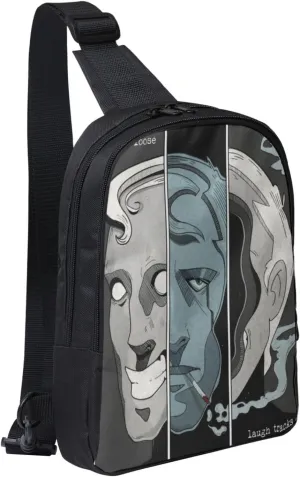 Knocked Music Loose Crossbody Bags for Women Men, Travel Hiking Sling Bag, Lightweight Handbag, Chest Purse Backpack
