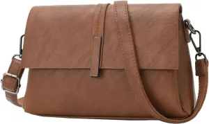 KouLi Buir Crossbody Bags for Women, PU Leather Purses Trendy Designer Handbags Evening Clutch Shoulder Bag