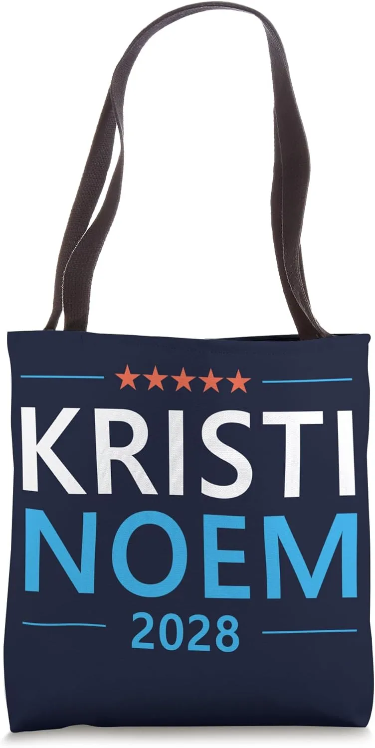 Kristi Noem 2028 for President Republican Patriotic Tote Bag
