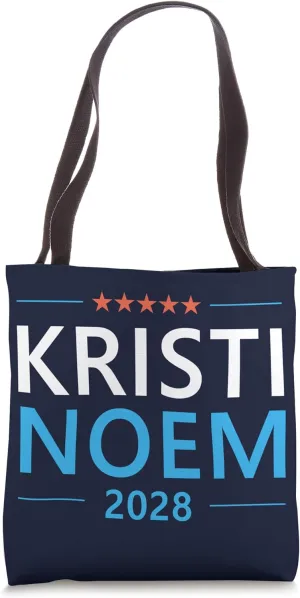 Kristi Noem 2028 for President Republican Patriotic Tote Bag