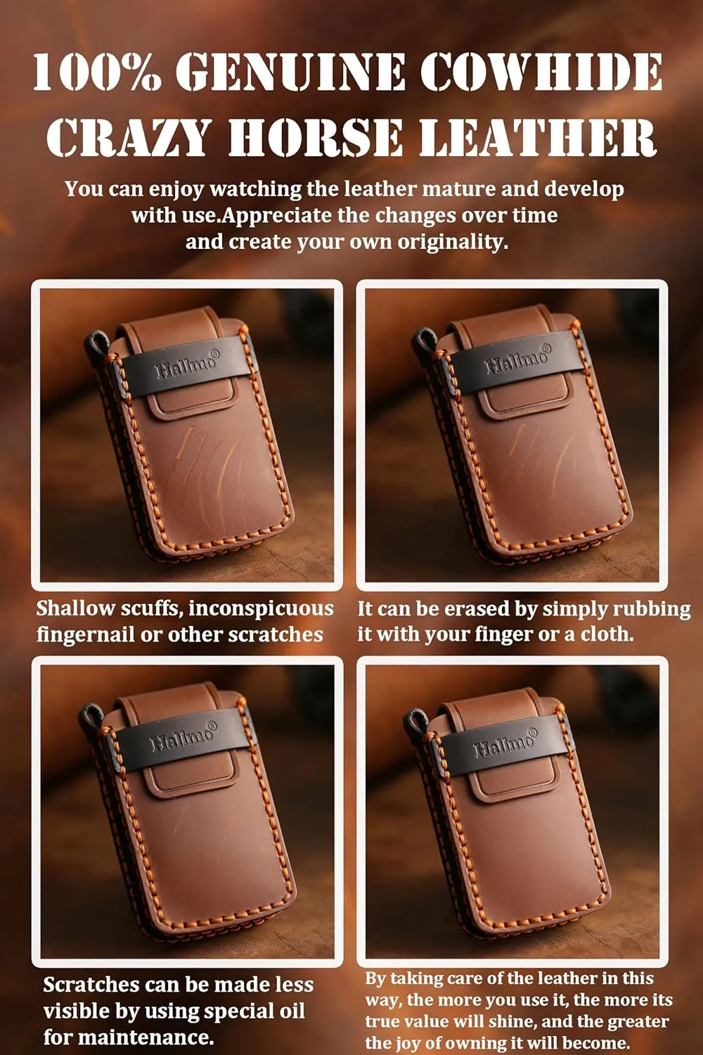 KUNIO Cowhide Leather Car Key Fob Cover Fit for Dodge RAM 1500 2500 3500 4500 5500 Pickup 2019 2020 2021 2022 Key Protective Cover Keychain Key Holder Key Cover 5 Button Brown