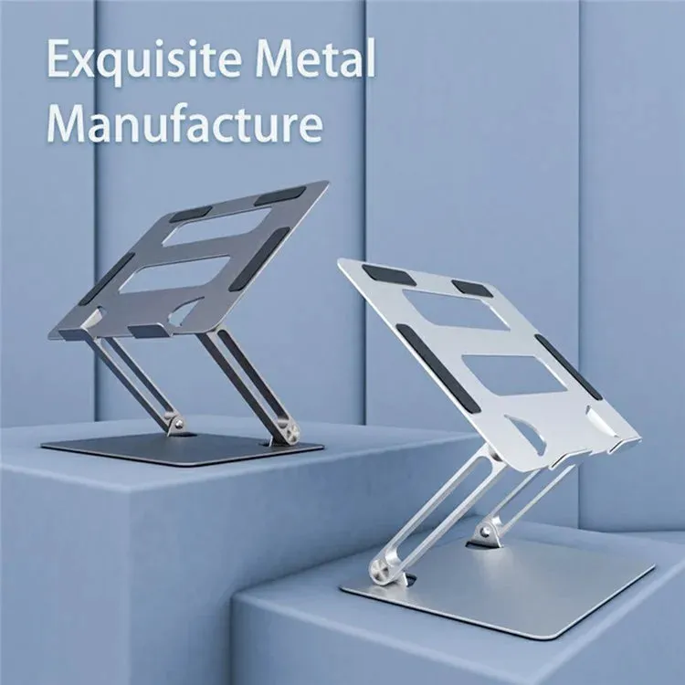 L303 Aluminum Alloy Adjustable Tablet Stand for Devices Up To 17.3 Inch Foldable Cooling Laptop Riser