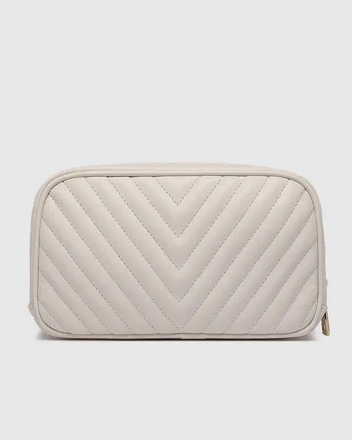 Lacey Quilted Makeup Bag