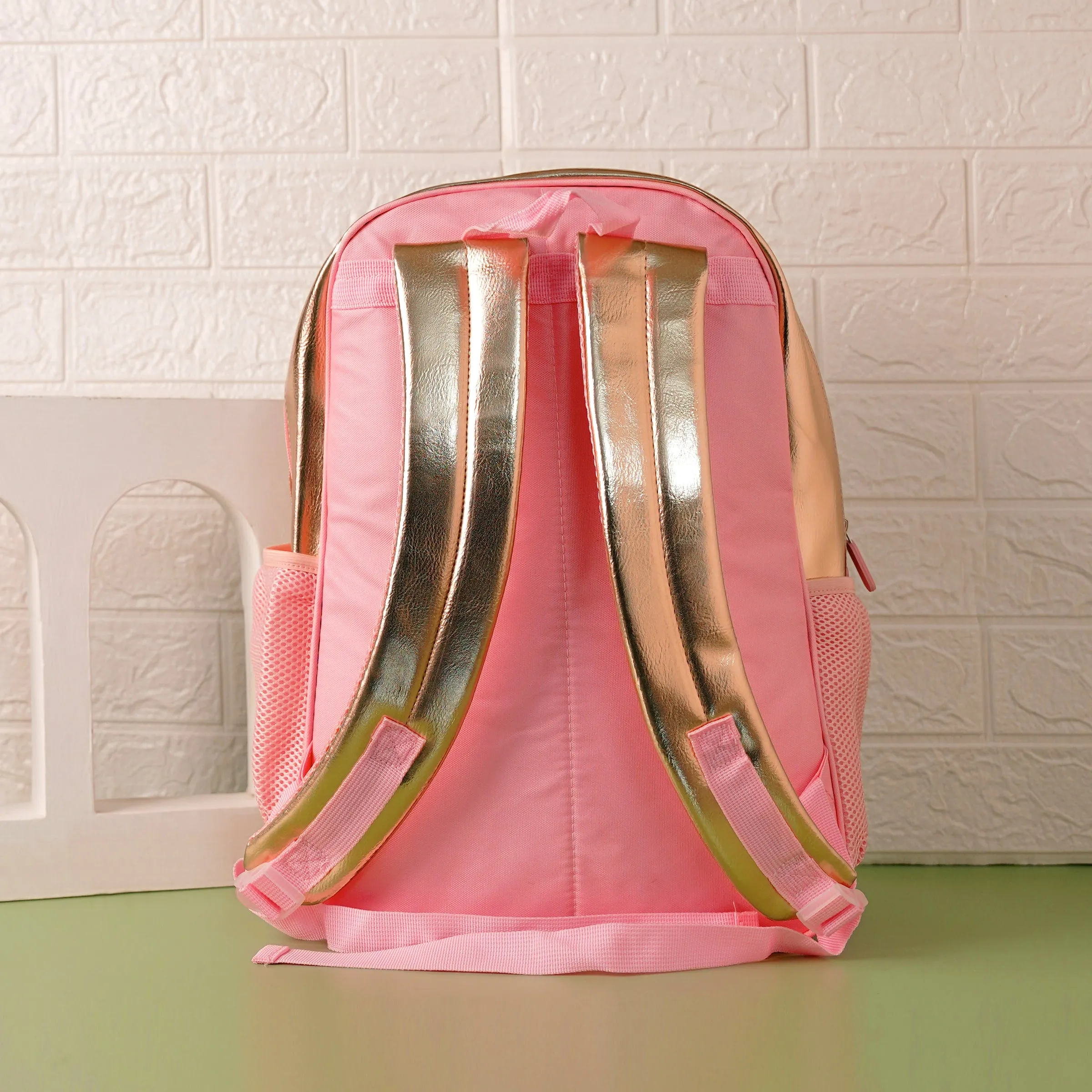 Large Capacity Pu Leather Bag with Lunch Bag