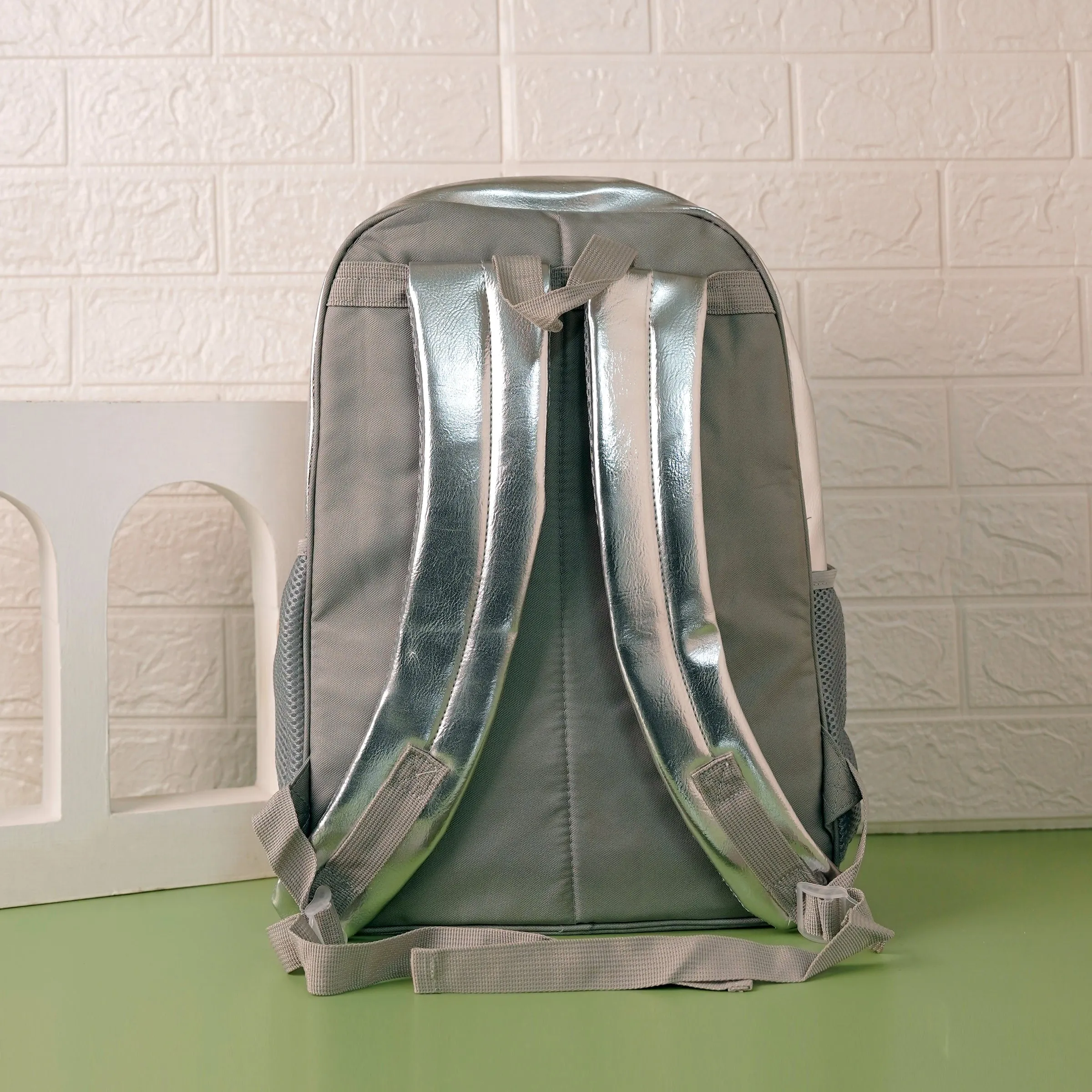 Large Capacity Pu Leather Bag with Lunch Bag