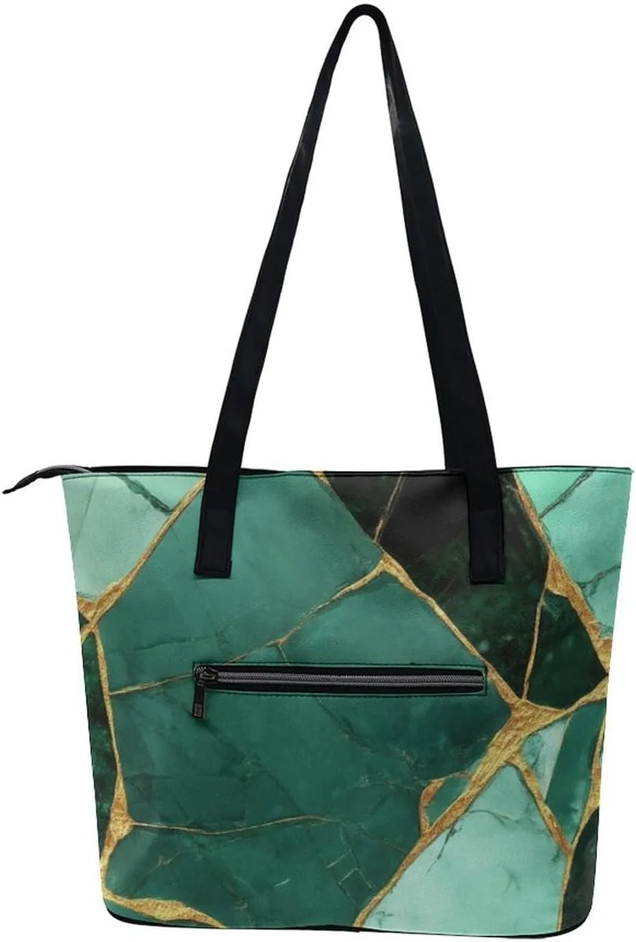Large Leather Tote Bag Travel Work Daily Essentials Handbag For Women Men