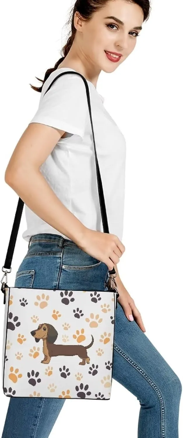 Leather Bucket Purse Fashion Bucket Bag for Women Shoulder Bag with Adjustable Strap Tote Handbag