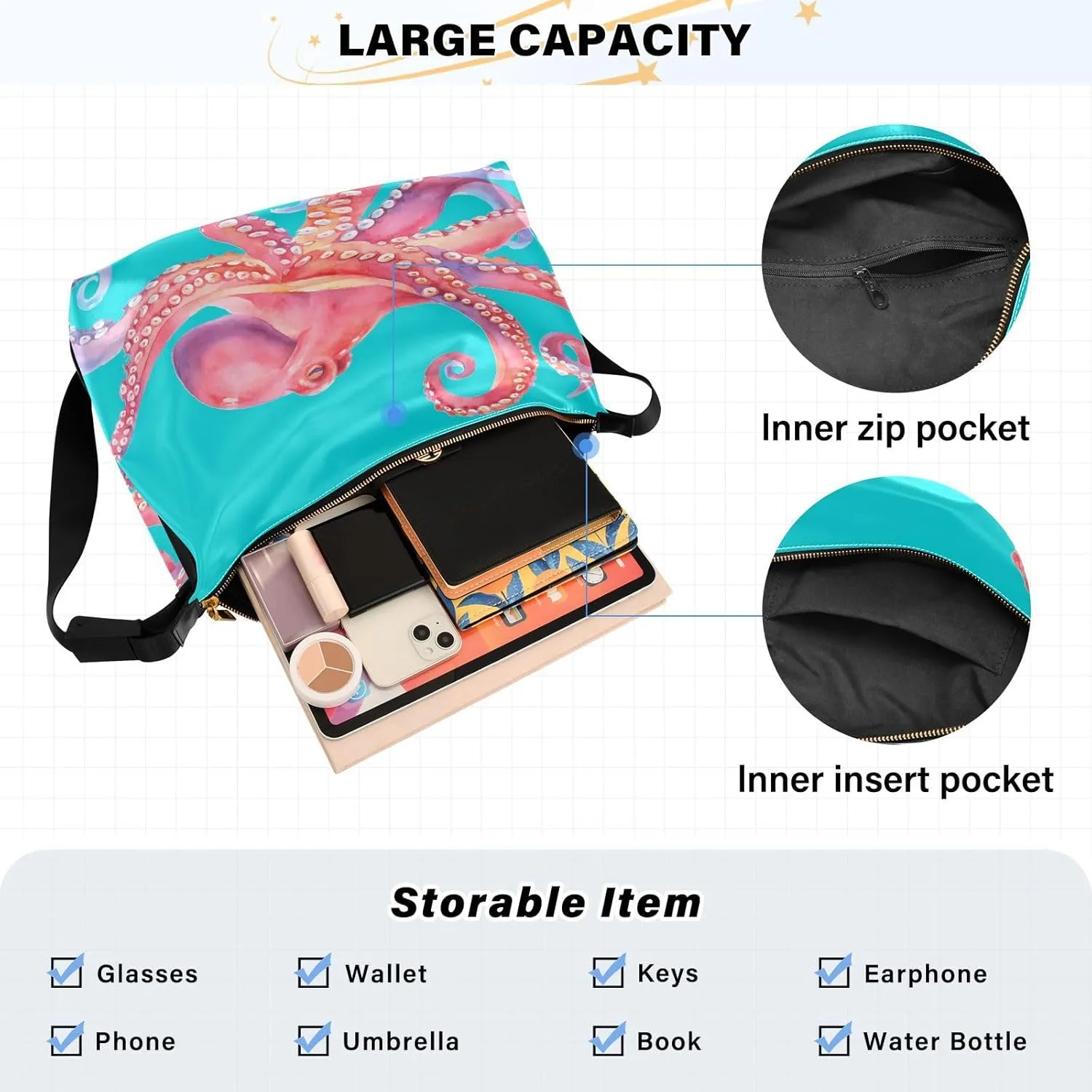 Leather Crossbody Bag for Women,Leather Crossbody Purse Leather Tote Bag Lady Shoulder Bag
