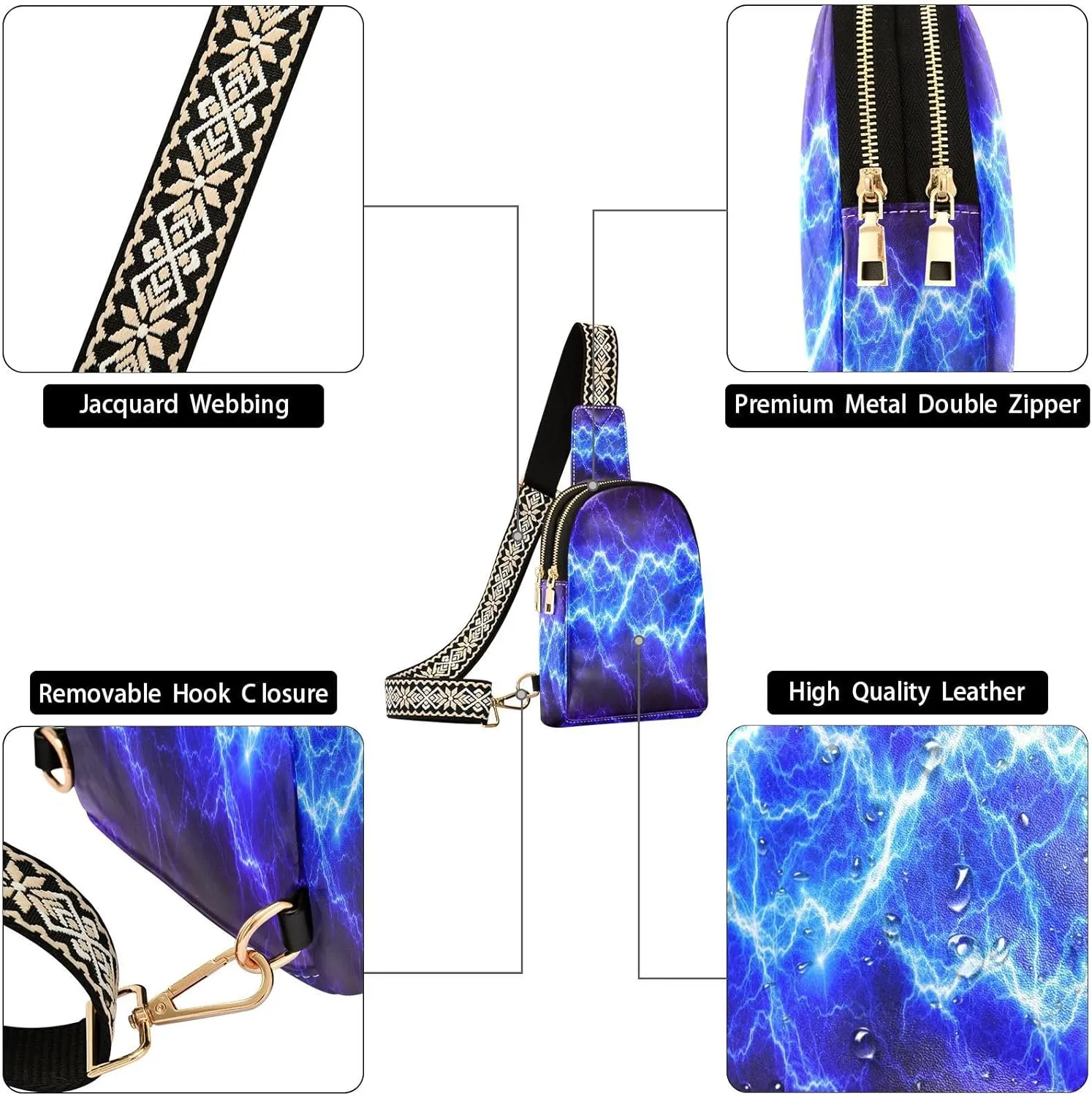 Leather Crossbody Bag for Women,Leather Crossbody Purse Leather Tote Bag Lady Shoulder Bag