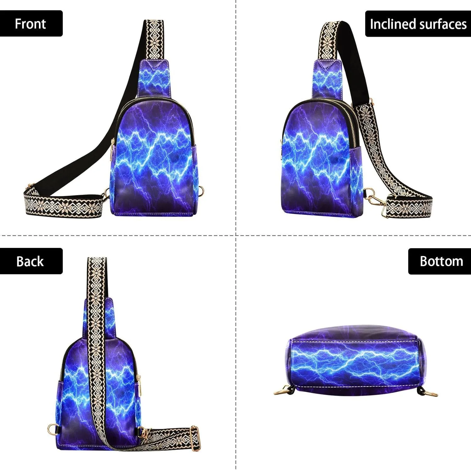 Leather Crossbody Bag for Women,Leather Crossbody Purse Leather Tote Bag Lady Shoulder Bag