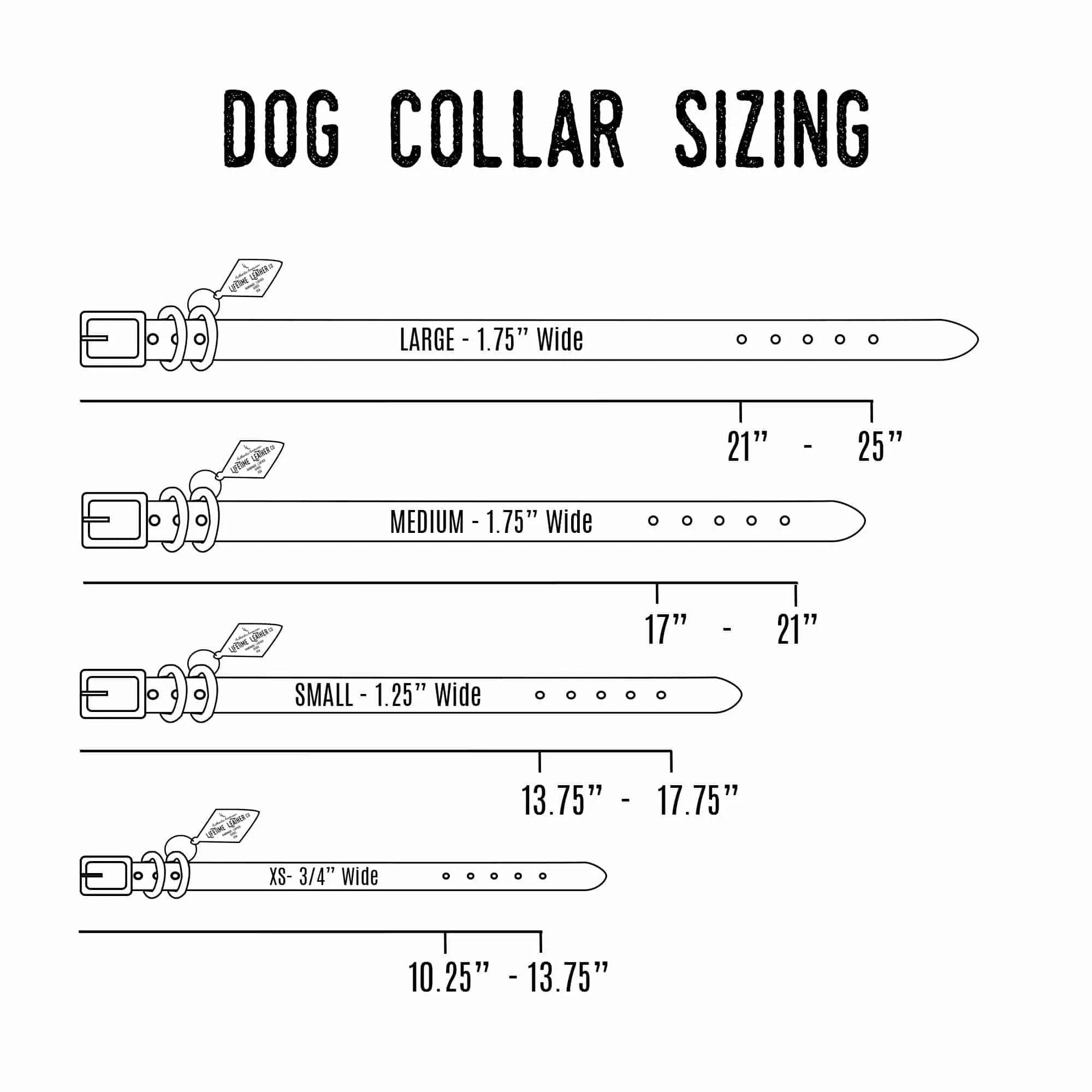 Leather Dog Collar - Designer by Lifetime Leather Co