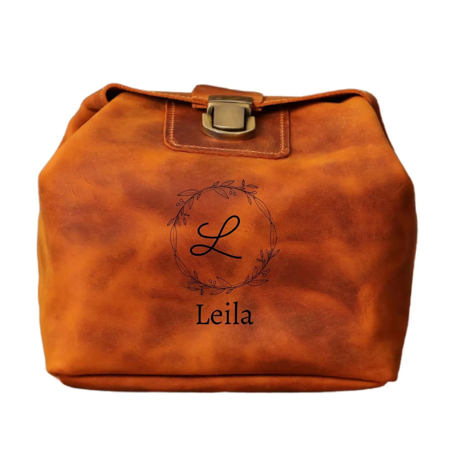 Leather Toiletry Bag for Women, Custom Makeup Bag, Personalized Travel Bag, Leather Toiletry Bag, Make Up Bag, Women Custom Dopp Kit, Personalized Gifts Makeup Travel Bag, Makeup Pouch Leather Travel Bag