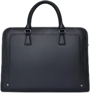 Leather Top Layer Cowhide Briefcase Shoulder Laptop Business Bag for Men