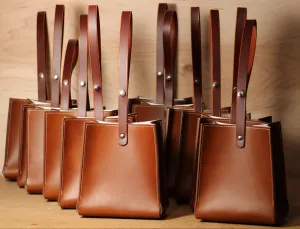 Leather Wine Bag