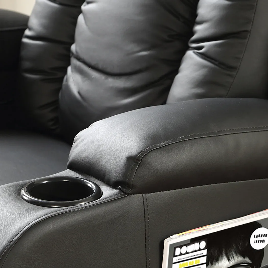 Levede Massage Sofa Chair Recliner 360
