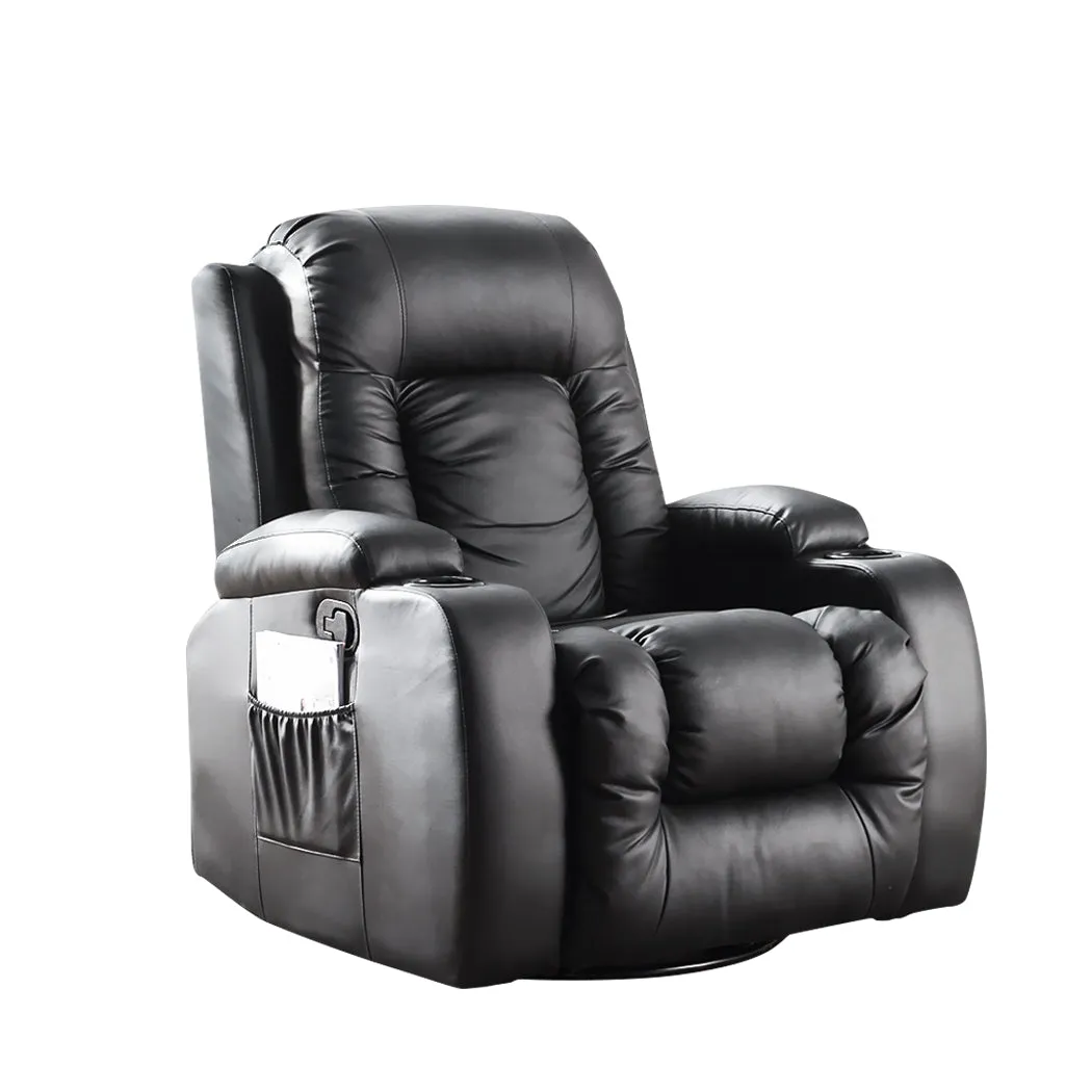 Levede Massage Sofa Chair Recliner 360
