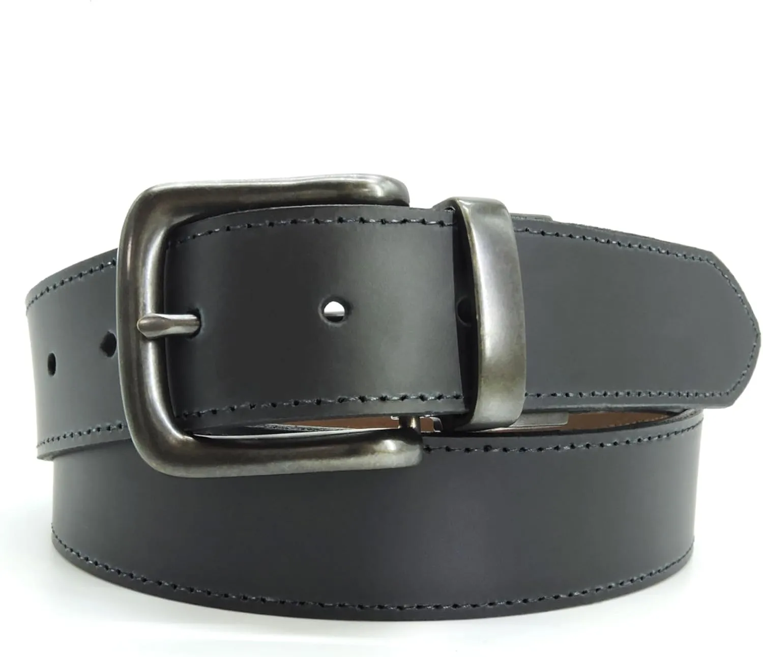 Levi Strauss Signature - Premium Leather Reversible Belt for Men for Jeans, Work, Dress & Casual pants | Cinturon Para Hombre