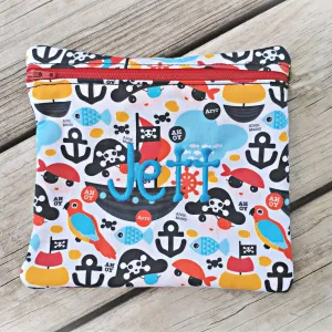 Little Pirates Personalized Reusable Food Bag