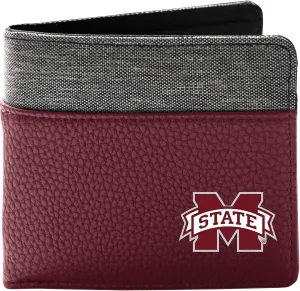 Littlearth NCAA Unisex-Adult Soft Pebble Faux Leather Bi-Fold Wallet