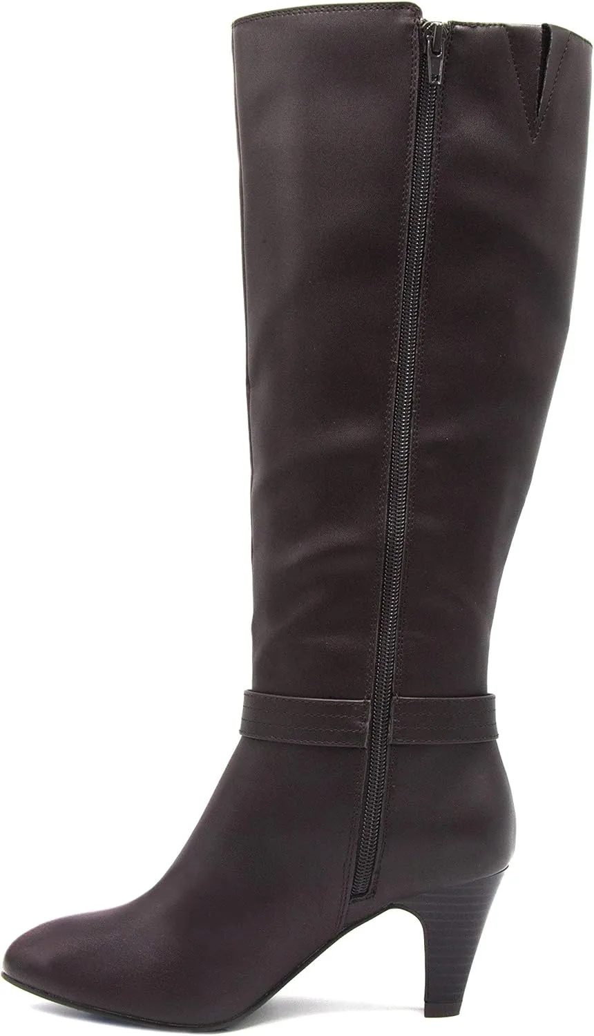 London Fog Womens Event Heeled Dress Boot