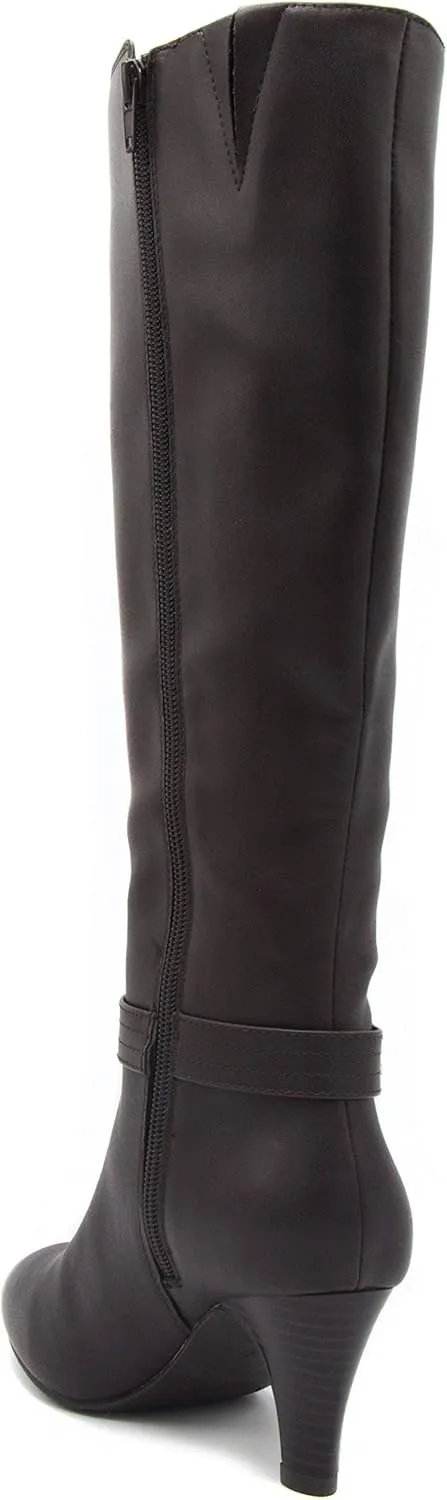London Fog Womens Event Heeled Dress Boot