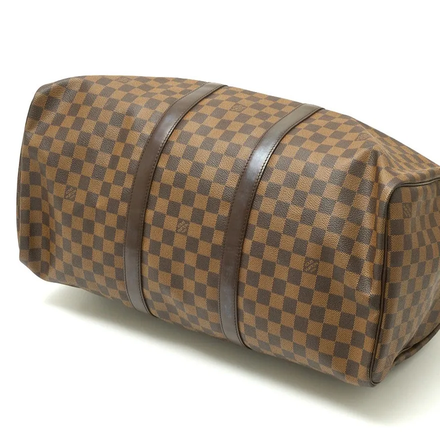 Louis Vuitton Damier Ebene Keepall 50 Travel Bag