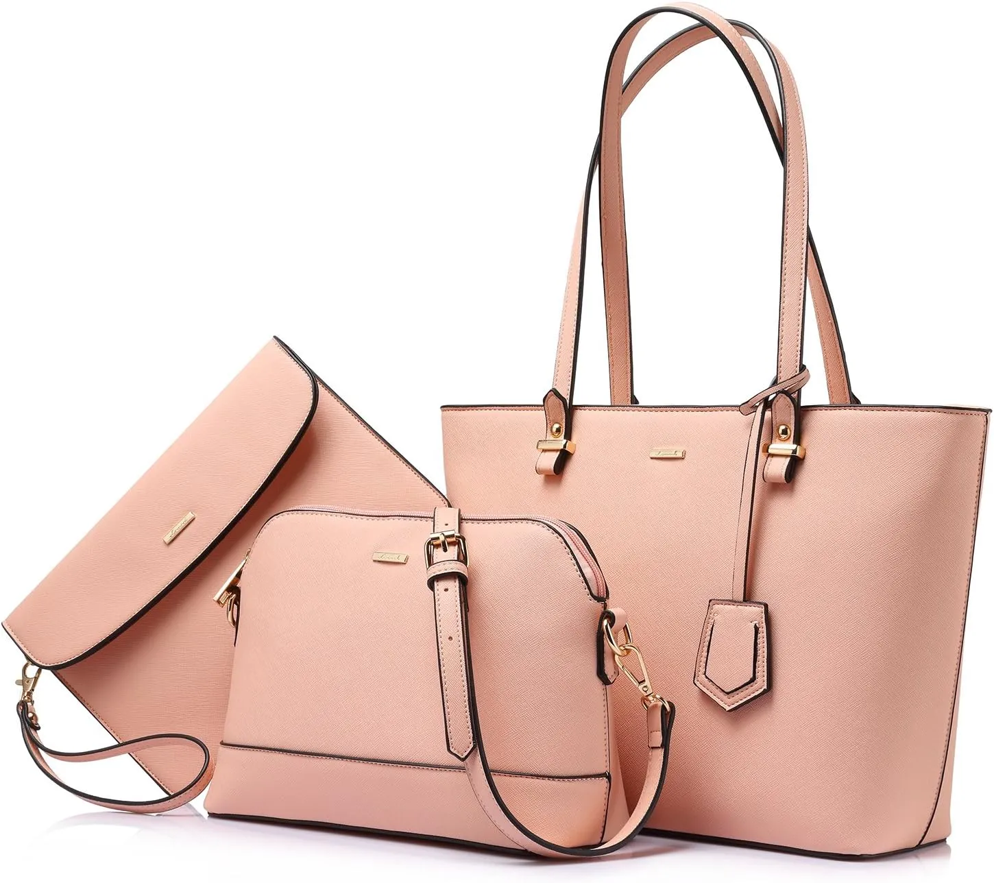 LOVEVOOK Handbags for Women Shoulder Bags Tote Satchel Hobo 3pcs Purse Set