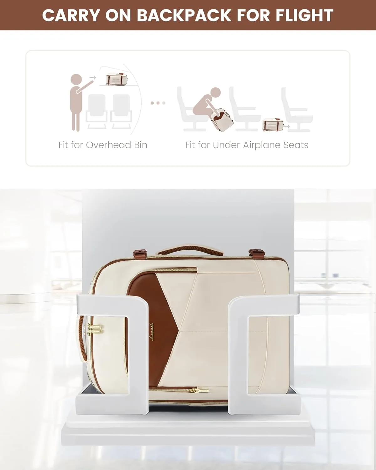 LOVEVOOK Travel Backpack for Women&Men,Personal Item Travel Bag with 3 Packing Cubes,TSA Carry on Backpack for Airplanes Fit 17inch Laptop,40L Waterproof Travel Essentials Airline Approved Luggage