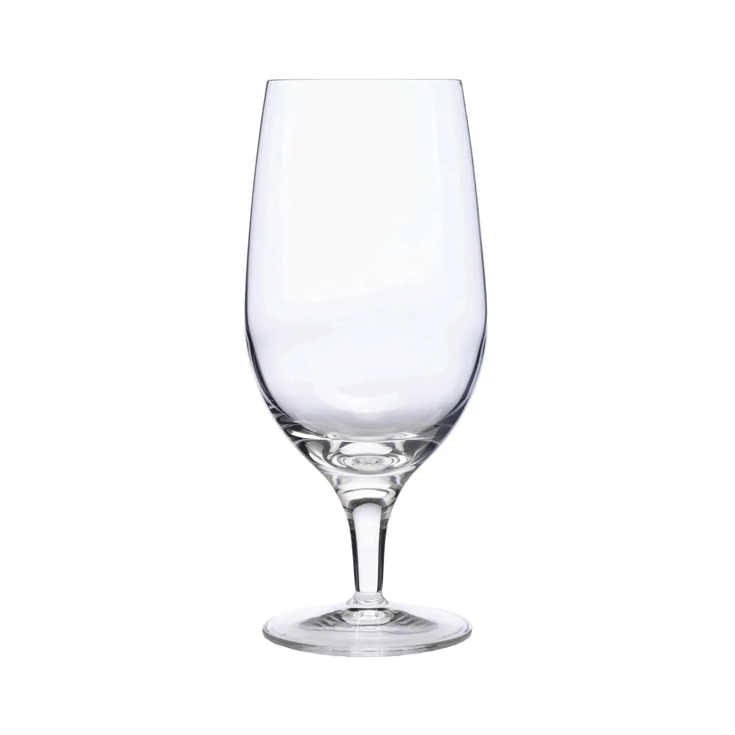 Luigi Bormioli Michelangelo Masterpiece 19.25 oz All Purpose Glasses - Sparkx Ultra-Clear Crystal Glass, Durable Titanium Reinforced Stems - Laser-Cut Rims - Dishwasher Safe (Set of 4)