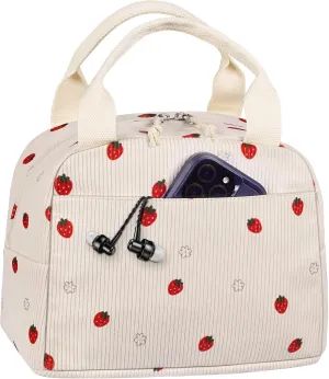 Lunch Bag Insulated Lunch Box Large Cute Cooler Cooling Tote for Women Men Adult, Work Picnic Travel (9.8L)