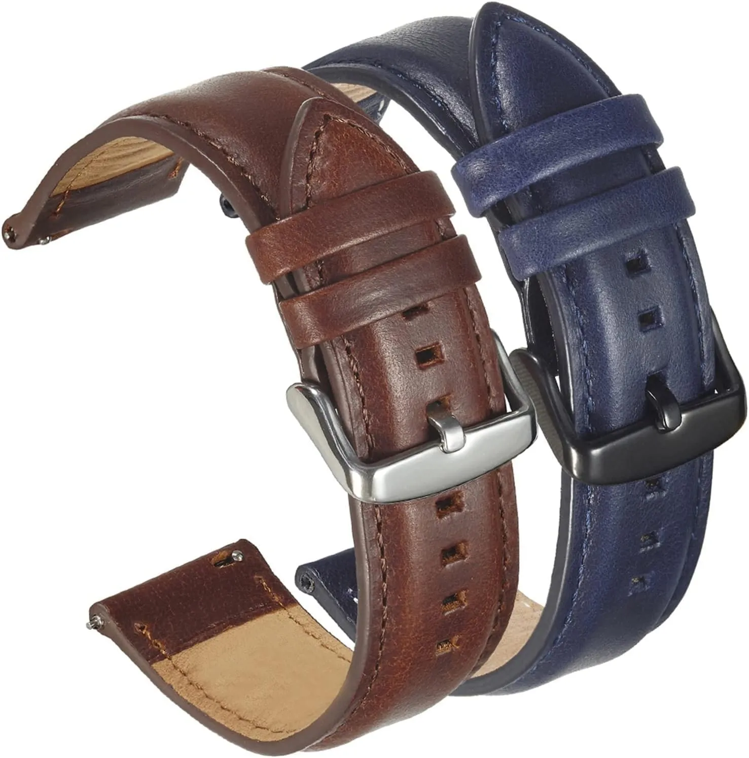Luxurious Leather Watch Band For DW watchband For Daniel Watch Strap For Wellington Wrist Belt Black Clasp